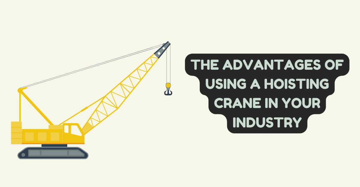 The Advantages of Using a Hoisting Crane in Your Industry